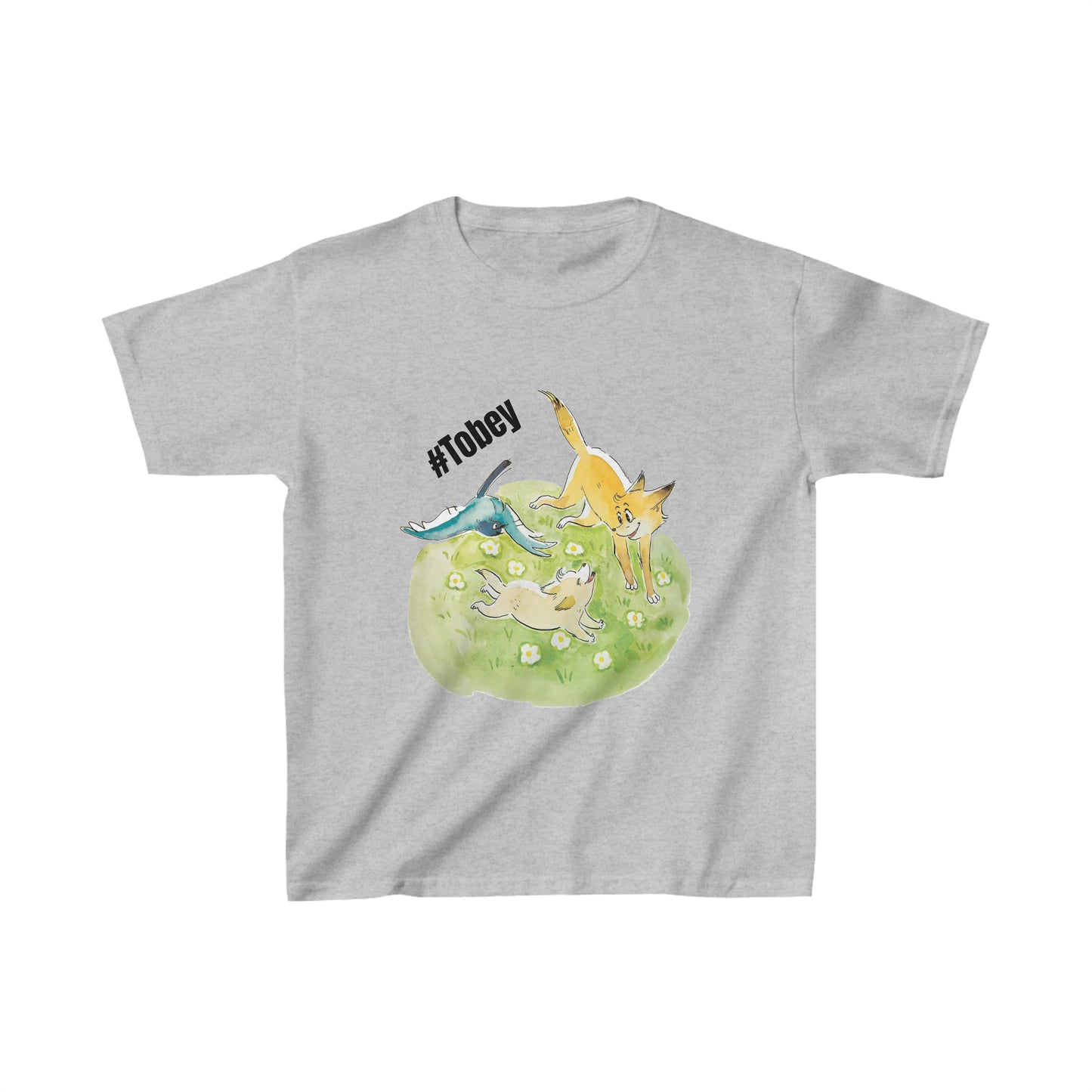 Tobey and Friends - Kids Heavy Cotton Tee