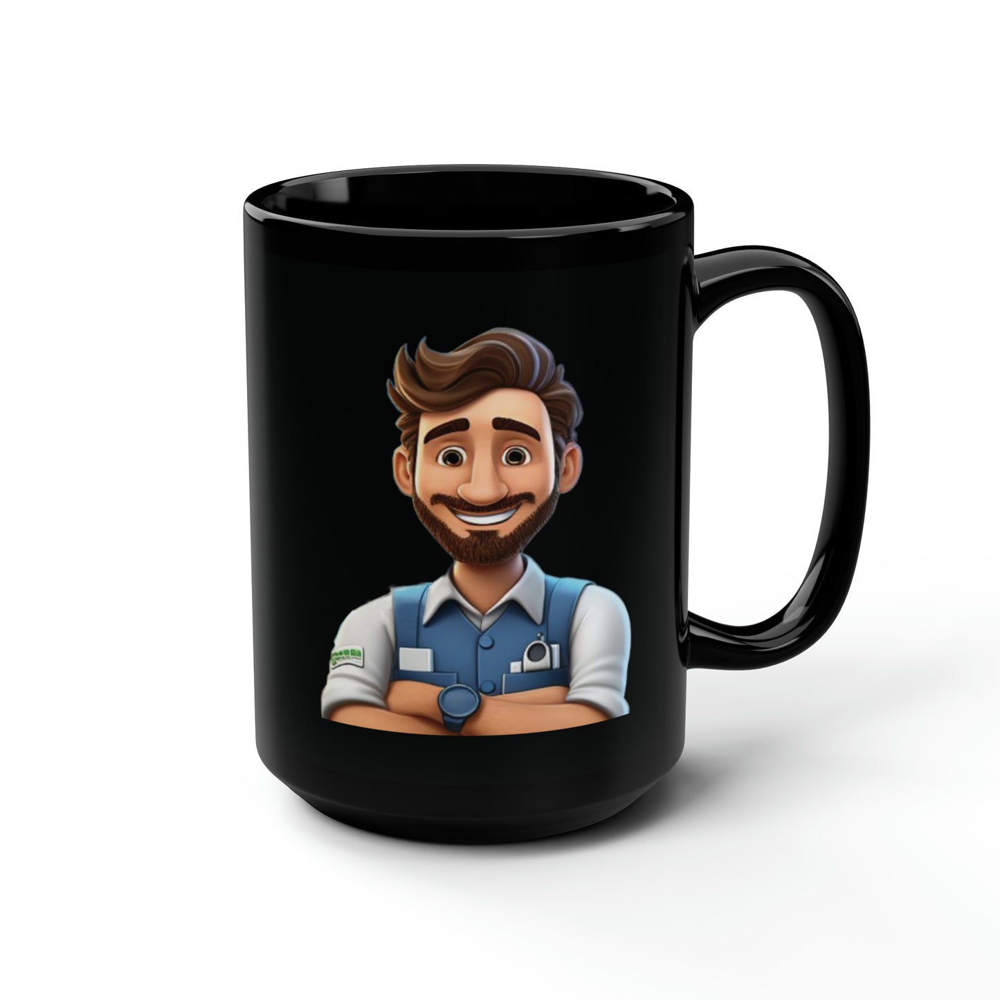 LakeViewMeta Black Mug, 15oz (Europe)