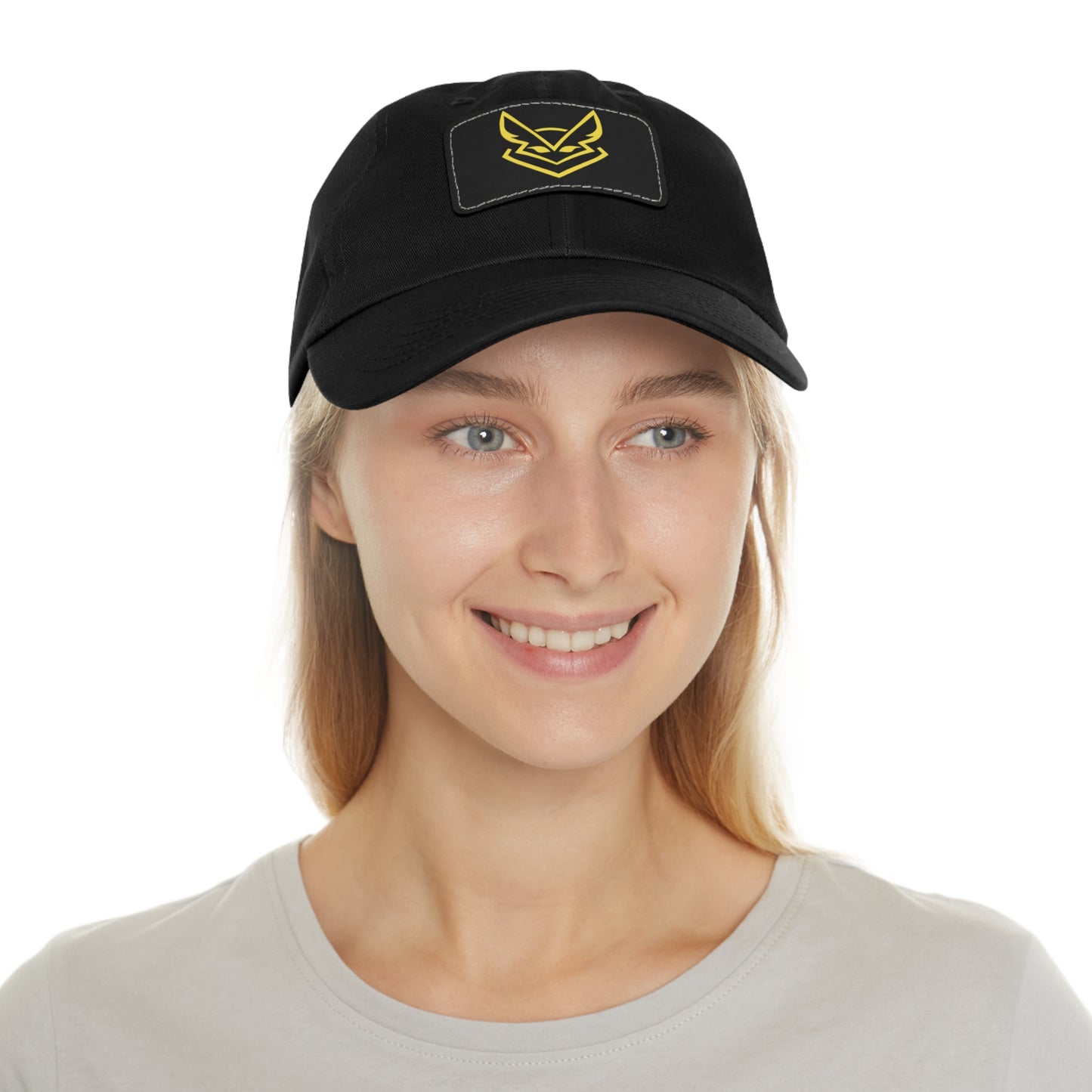 FennecGEAR Low Profile Baseball Cap with Leather Patch (Rectangle)