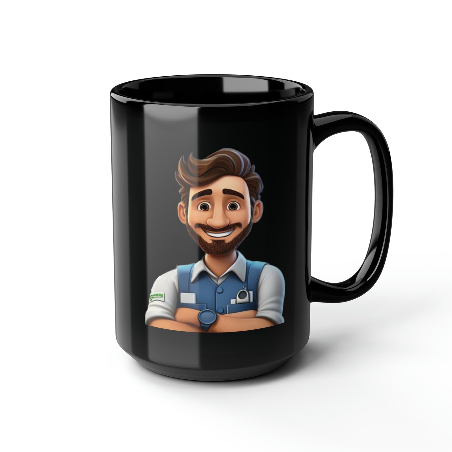 LakeViewMeta Black Mug, 15oz (Europe)