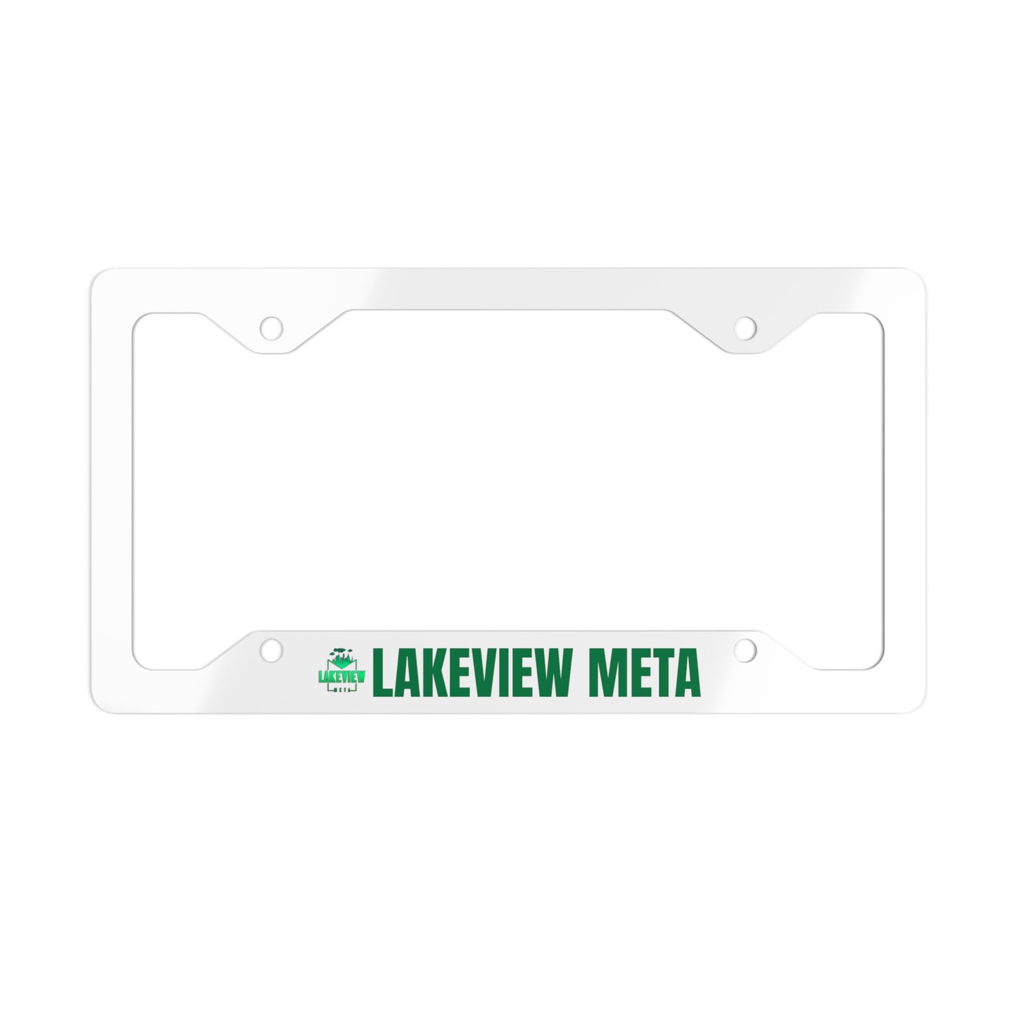 LakeViewMeta Metal License Plate Frame