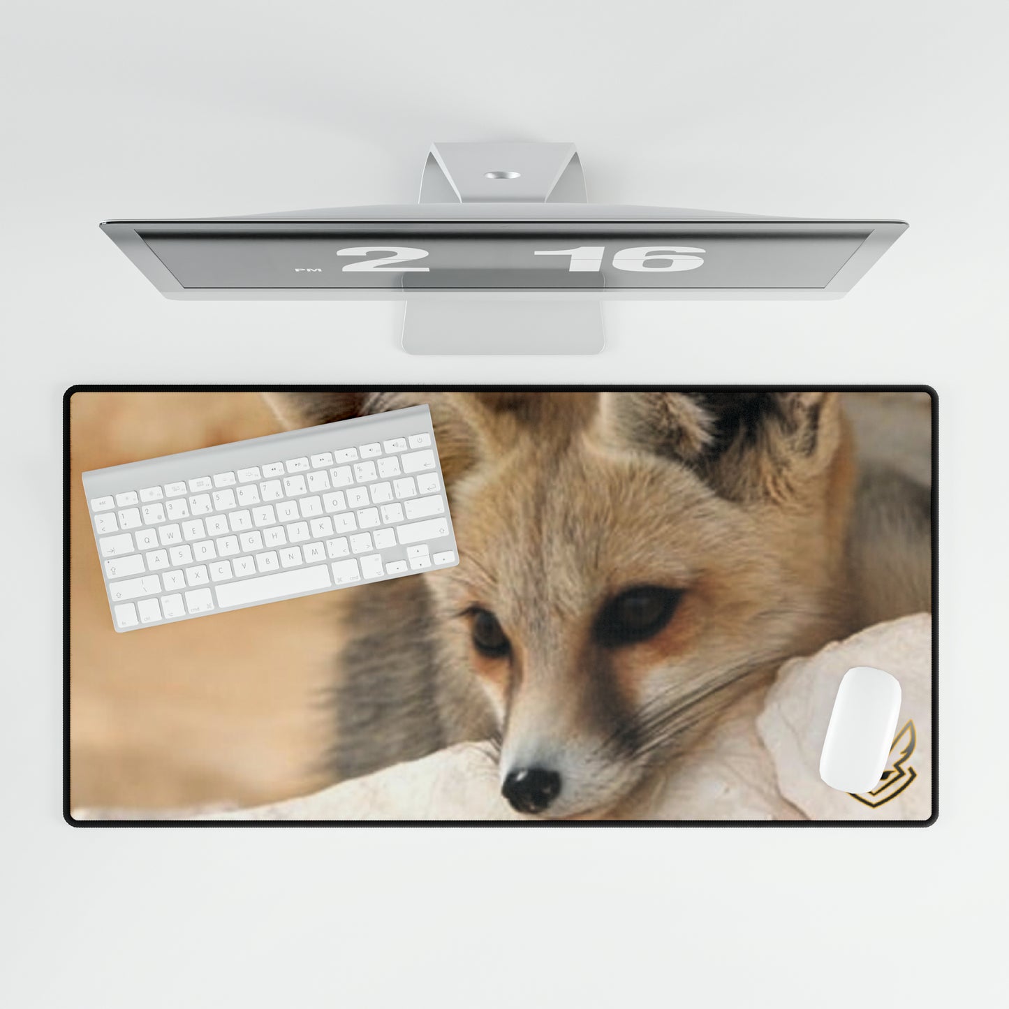 Resting Fennec Desk Mats