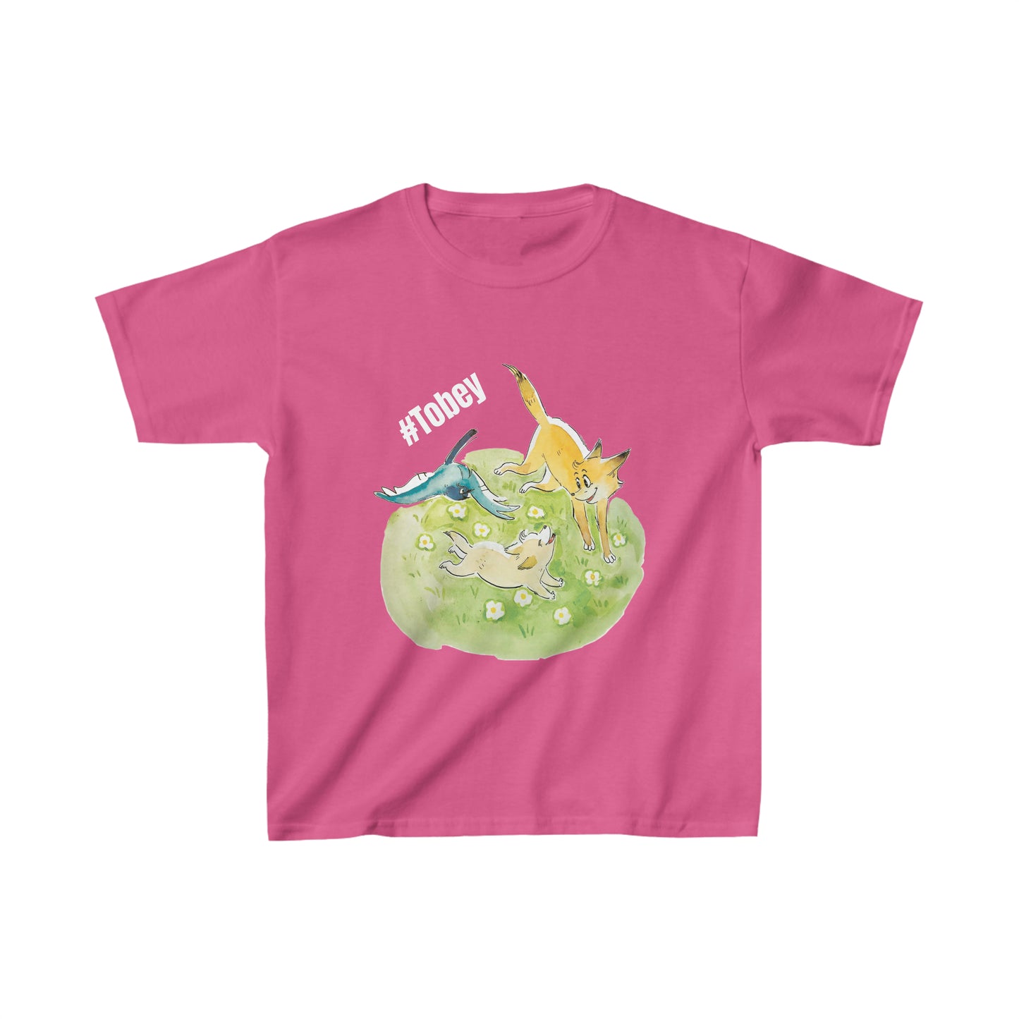 Tobey and Friends - Kids Heavy Cotton Tee